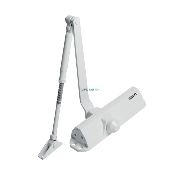 Доводчик дверной FUARO DC20-4/TS-68 ФОП WH белый