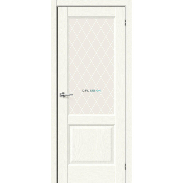 Межкомнатная дверь BRAVO Неоклассик-33 White Wood