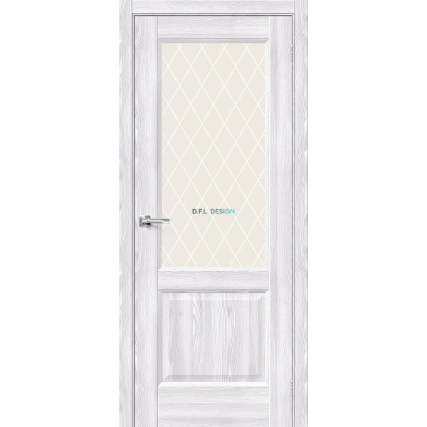 Межкомнатная дверь BRAVO Неоклассик-33 Riviera Ice