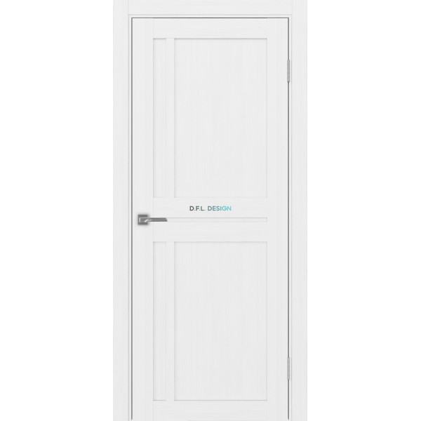 Дверь Optima Porte Турин 523.111 эко-шпон Белый Лёд