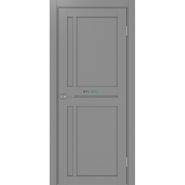 Дверь Optima Porte Турин 523.111 эко-шпон Серый