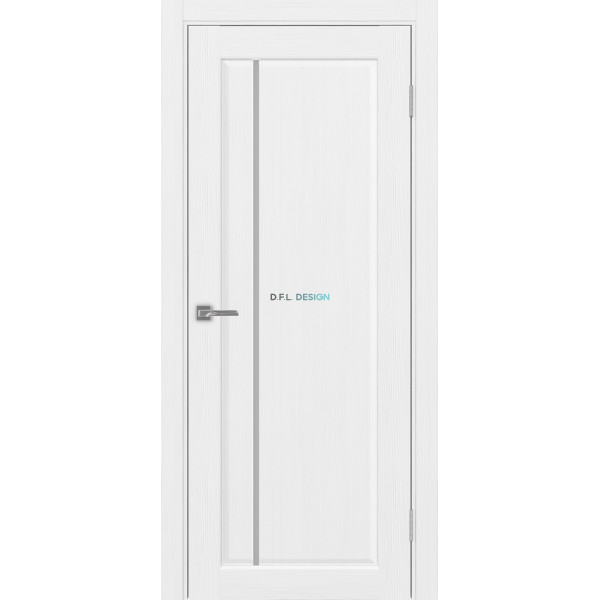 Дверь Optima Porte Сицилия 711.12  эко-шпон Белый Лёд