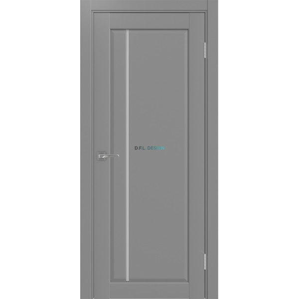 Дверь Optima Porte Сицилия 711.12  эко-шпон Серый