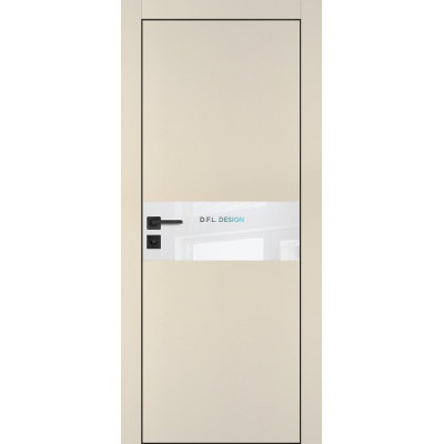 Дверь Profilo Porte PX-3 черная кромка Бежевый матовый купить