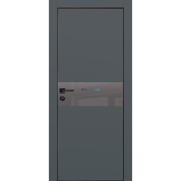Дверь Profilo Porte PX-3 черная кромка Графит матовый купить