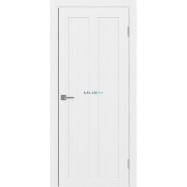 Дверь Optima Porte Турин 521.11 эко-шпон Белый Лёд
