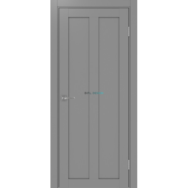 Дверь Optima Porte Турин 521.11 эко-шпон Серый
