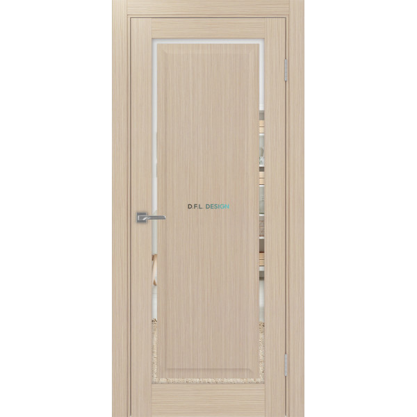 Дверь Optima Porte Тоскана 601С.21 эко-шпон Дуб беленый FL
