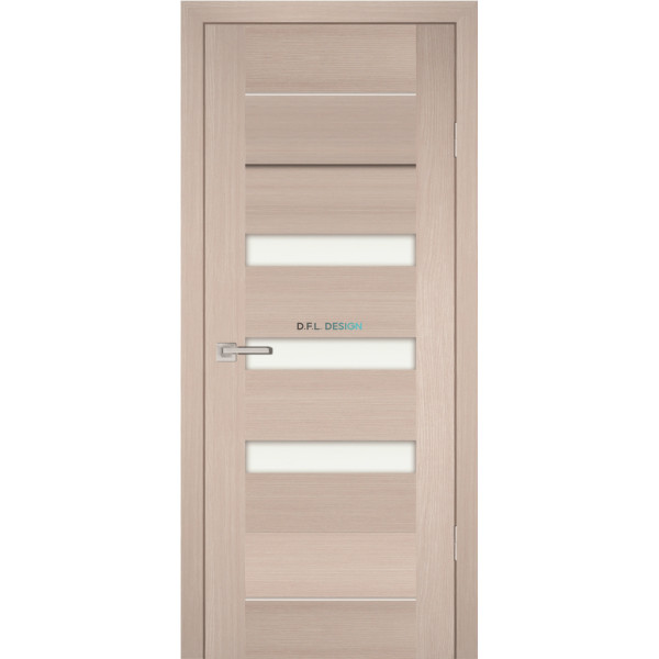 Дверь Profilo Porte PS-18 Капучино Мелинга со стеклом Белый сатинат купить