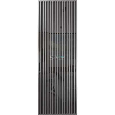 Дверь алюминиевая GABITEX 19 GREY│CHROME MATT