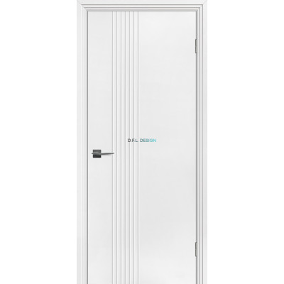 Дверь Текона Smalta-Rif 201 Белый ral 9003 купить