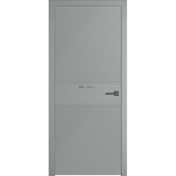 Дверь Wanmark Синди-1 ДГ серая эмаль