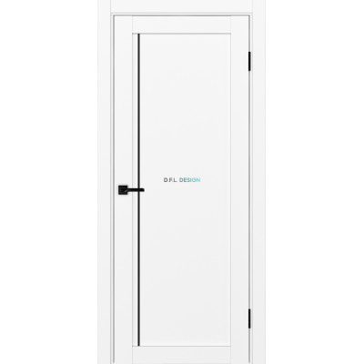 Дверь Optima Porte Турин 565АПП молдинг SB.11 эко-шпон Белый снежный