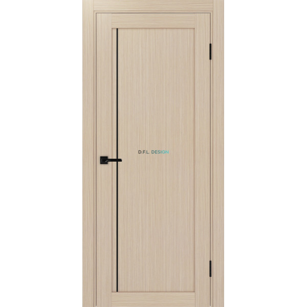 Дверь Optima Porte Турин 565АПП молдинг SB.11 эко-шпон Дуб беленый FL