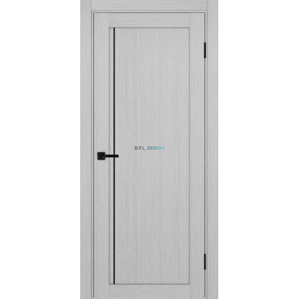 Дверь Optima Porte Турин 565АПП молдинг SB.11 эко-шпон Дуб серый FL