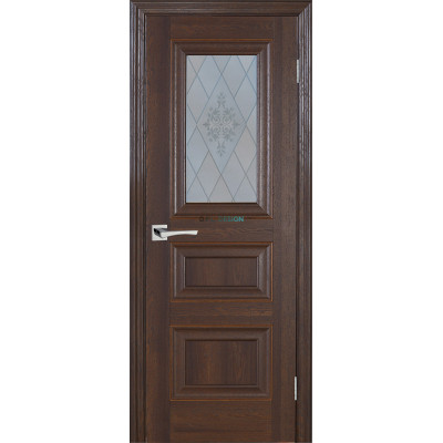 Дверь Profilo Porte PSB-29 Дуб Оксфорд Темный со стеклом Сатинат купить Дверь Profilo Porte PSB-29 Дуб Оксфорд Темный со стеклом Сатинат купить