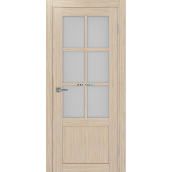 Дверь Optima Porte Турин 541ПФ.2221 эко-шпон Дуб беленый FL