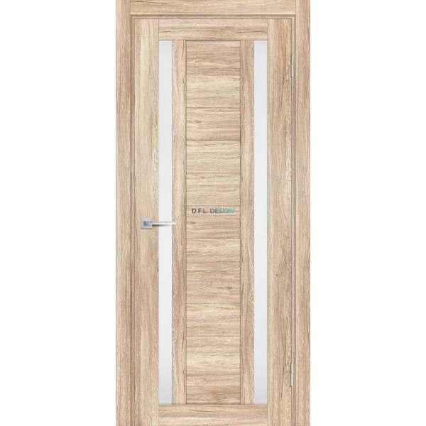 Дверь Profilo Porte PSL-15 сан-ремо Натуральный со стеклом Белый сатинат купить