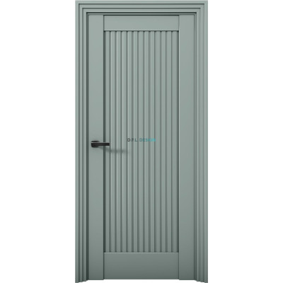Дверь Aurum Doors Ni 1 Никель Deep Green