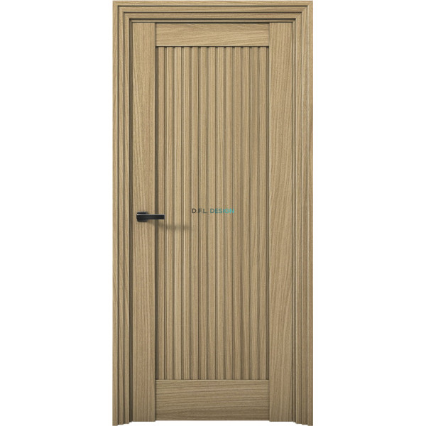 Дверь Aurum Doors Ni Никель 1 Дуб светлый