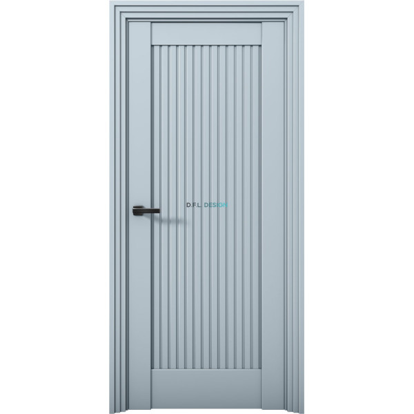 Дверь Aurum Doors Ni 1 Никель Deep Blue