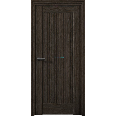 Дверь Aurum Doors Ni Никель 1 Дуб Темный