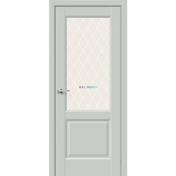 Межкомнатная дверь BRAVO Неоклассик-33 Grey Matt