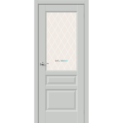 Межкомнатная дверь BRAVO Неоклассик-35 Grey Matt
