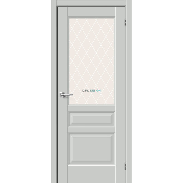 Межкомнатная дверь BRAVO Неоклассик-35 Grey Matt