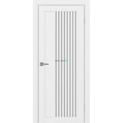 Дверь Optima Porte Турин 544.12 эко-шпон Белый Лёд