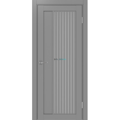 Дверь Optima Porte Турин 544.12 эко-шпон Серый