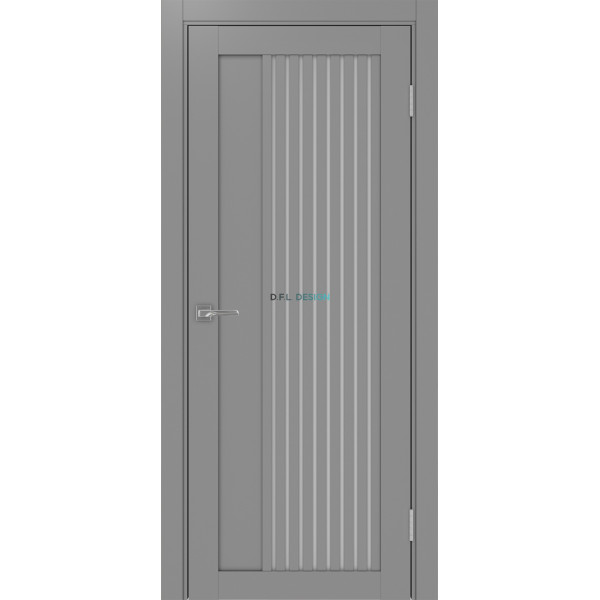 Дверь Optima Porte Турин 544.12 эко-шпон Серый