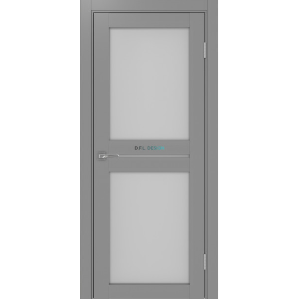 Дверь Optima Porte Турин 520.222 эко-шпон Серый