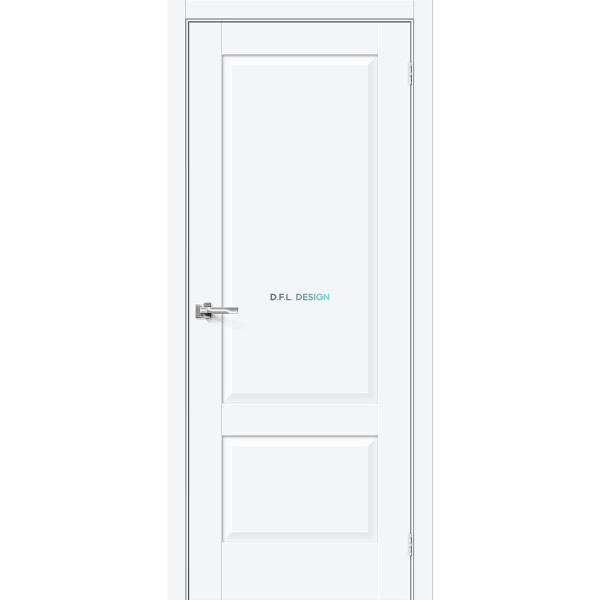 Межкомнатная дверь BRAVO Прима-12 White Silk