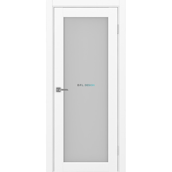 Дверь Optima Porte Парма 401.2 эко-шпон Белый снежный