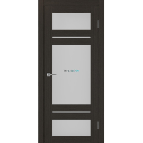 Дверь Optima Porte Турин 532.22222 эко-шпон Венге FL
