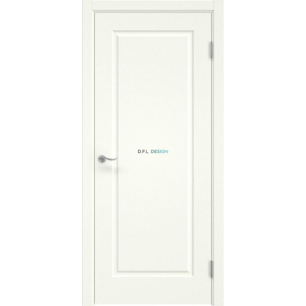Дверь межкомнатная Eporta Lacuna 1.1 эмаль RAL 9010 слоновая кость