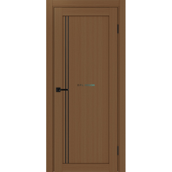 Дверь Optima Porte Турин 566АПП молдинг SB.111 эко-шпон Орех NL