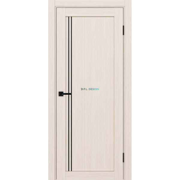 Дверь Optima Porte Турин 566АПП молдинг SB.111 эко-шпон Ясень перламутровый