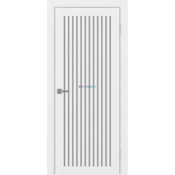 Дверь Optima Porte Турин 543.2 эко-шпон Белый Лёд