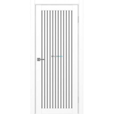 Дверь Optima Porte Турин 543.2 эко-шпон Белый снежный