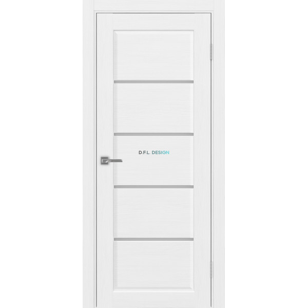 Дверь Optima Porte Сицилия 710.12  эко-шпон Белый Лёд