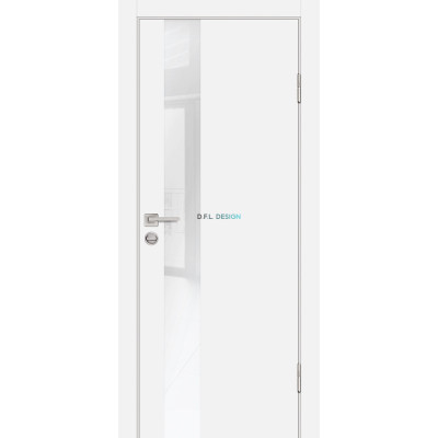 Дверь Profilo Porte P-10 Белый со стеклом Белоснежный лакобель купить Дверь Profilo Porte P-10 Белый со стеклом Белоснежный лакобель купить
