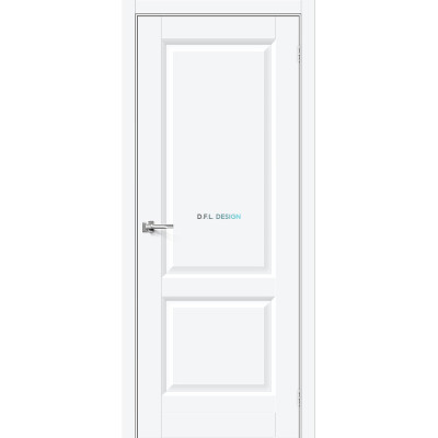 Межкомнатная дверь BRAVO Неоклассик-32 White Silk
