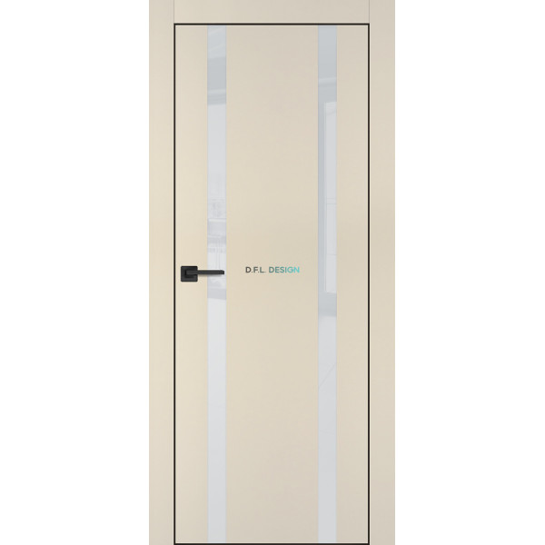 Дверь Profilo Porte PX-9 черная кромка Бежевый матовый купить