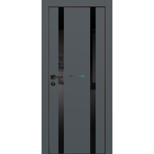 Дверь Profilo Porte PX-9 черная кромка Графит матовый купить