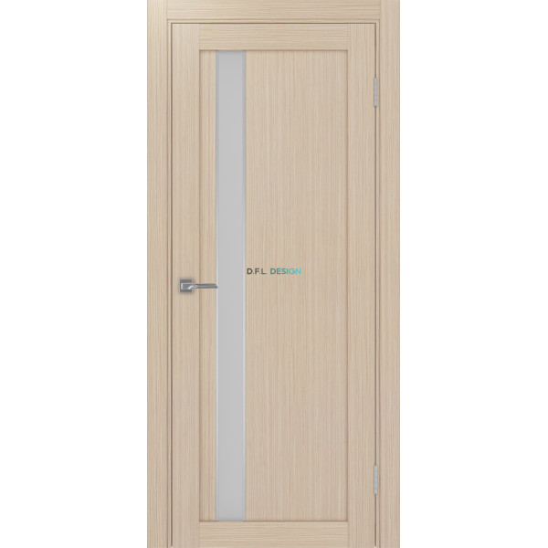 Дверь Optima Porte Турин 528AПСSC.121 эко-шпон Дуб беленый FL