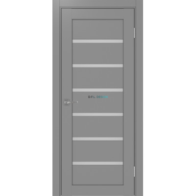 Дверь Optima Porte Парма 407.12 эко-шпон Серый