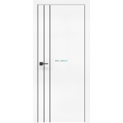Дверь межкомнатная Eporta Dorsum 10.2 экошпон эмалит белый