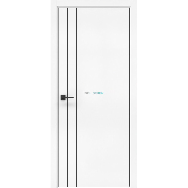 Дверь межкомнатная Eporta Dorsum 10.2 экошпон эмалит белый
